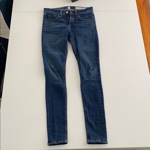Rag & Bone High Rise Skinny Jeans